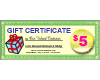 Gift Certificates starting from $5