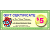 (image for) Gift Certificates starting from $5