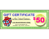 (image for) Gift Certificates starting from $5 - Click Image to Close